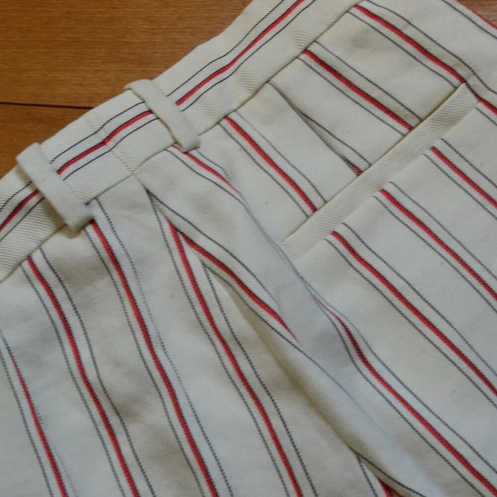 Sandro Ringo Cropped Striped Pants Size 36 US XS/S - Picture 10 of 12